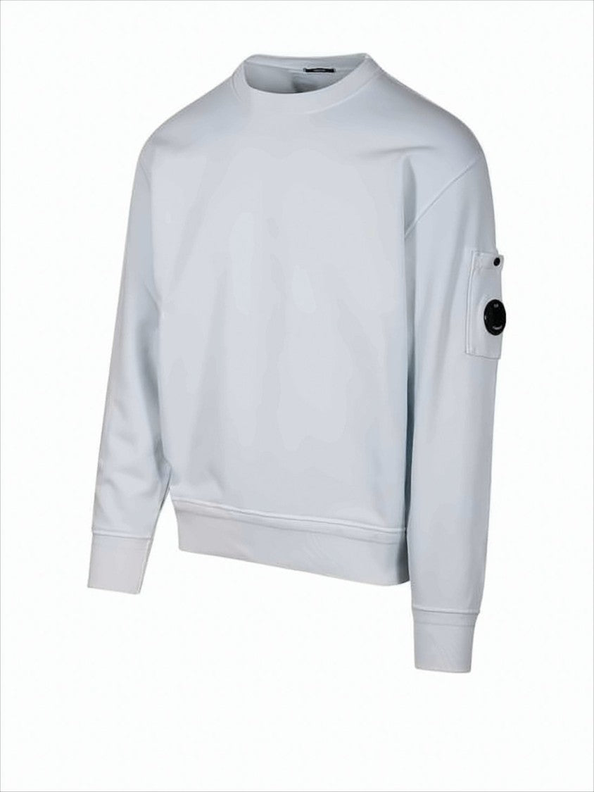 C.P. Company Long-Sleeve Cotton Sweatshirt With Minimalist Design And Pocket Detail