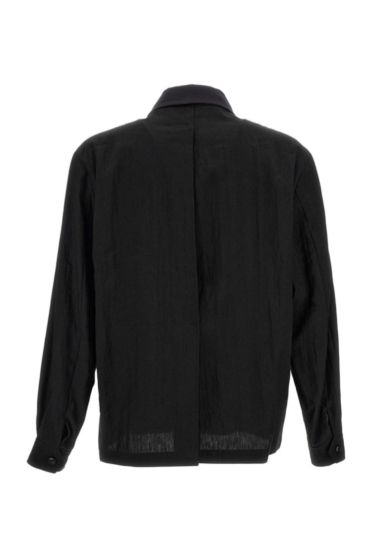 Our Legacy Techflax Relaxed Fit Pack Blazer With Contrast Collar