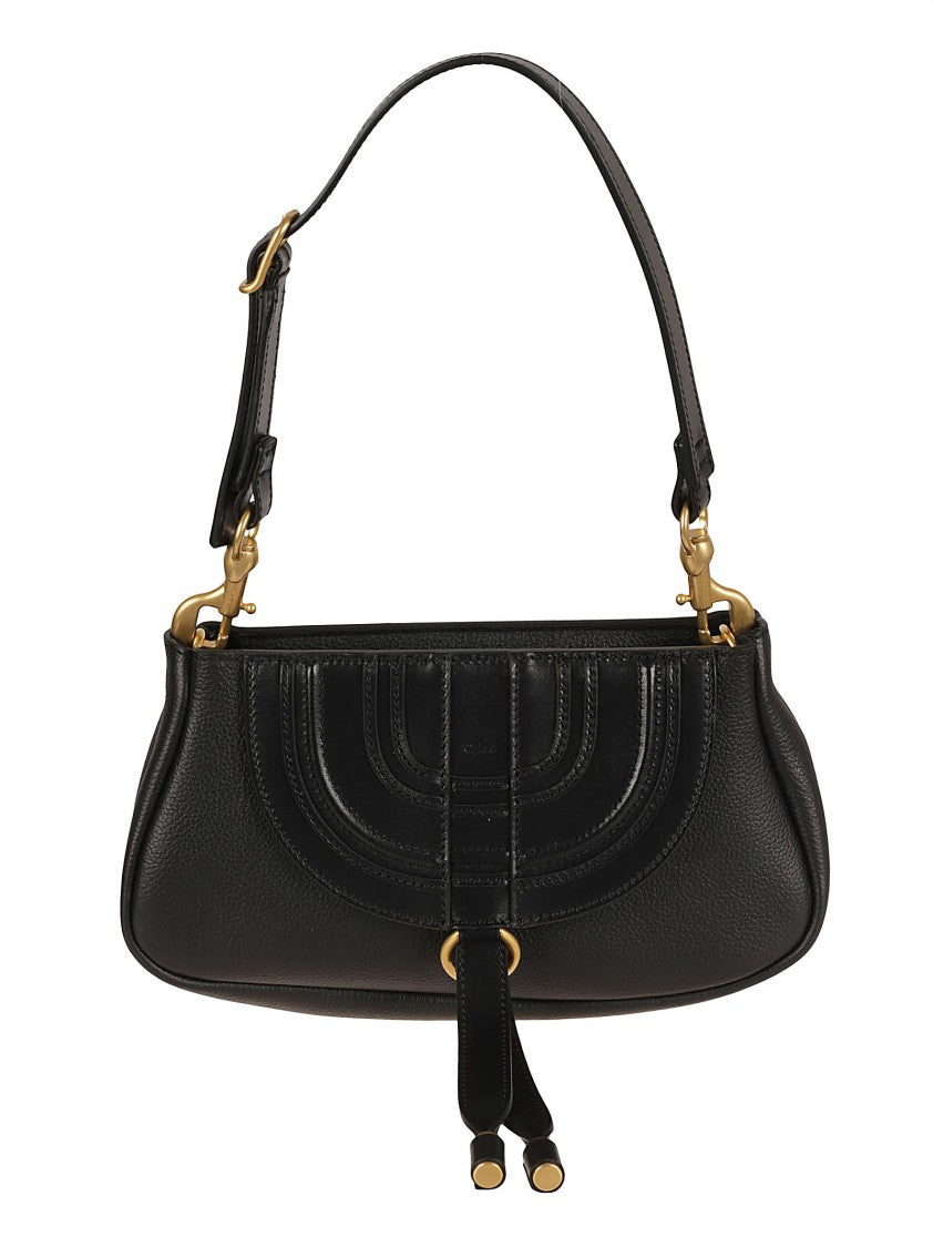 Chloé Structured Curved Design Calf Leather Bag