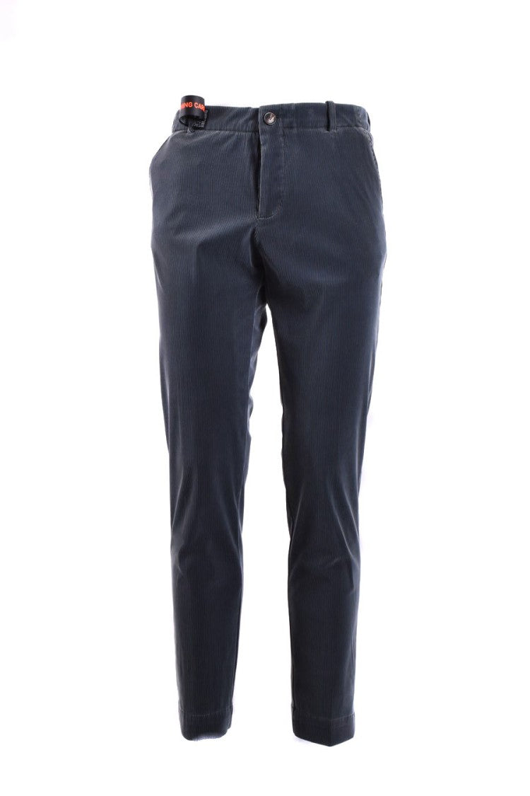 Rrd Tailored Grey Trousers Subtle Pinstripe Design