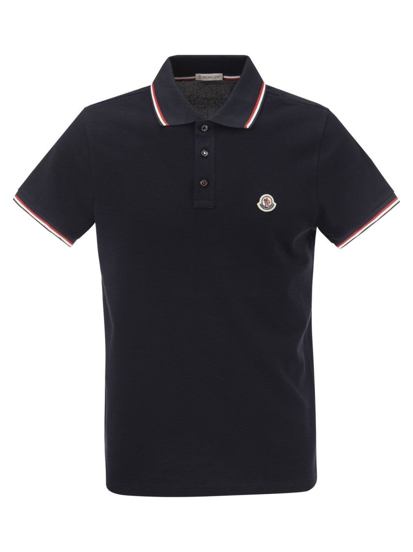 Moncler Cotton Pique Polo Shirt