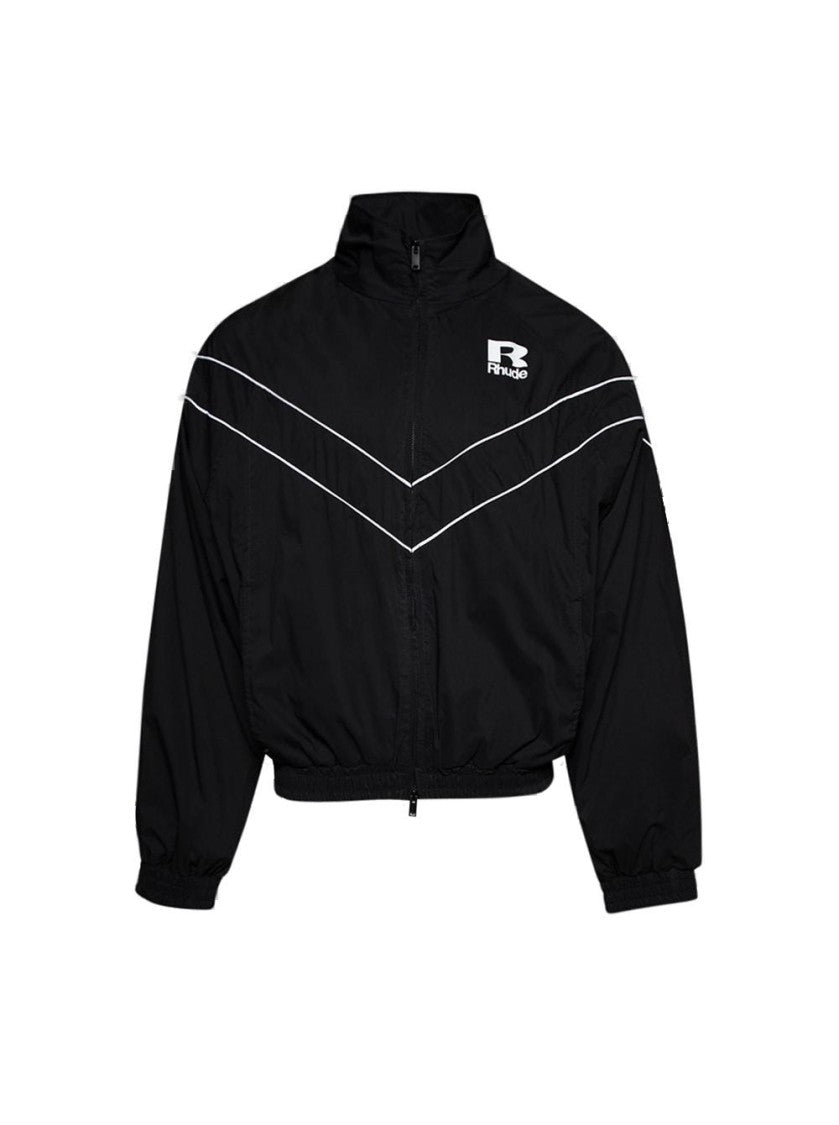 Rhude Piping Raglan Track Jacket Black