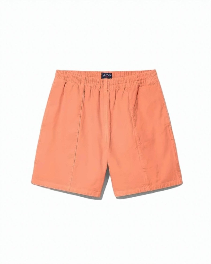 Noah Relaxed-Fit Orange Shorts With Elastic Waistband