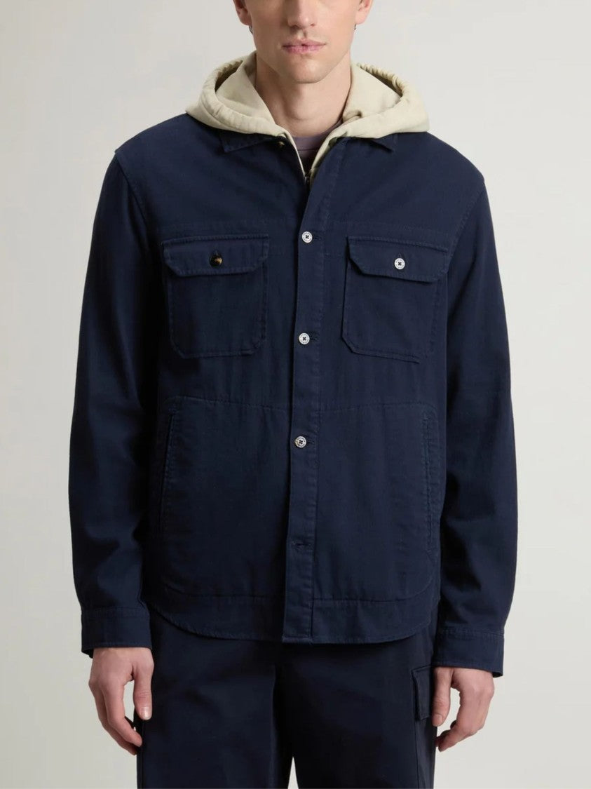 Woolrich Urban Timber Boxy Navy Jacket