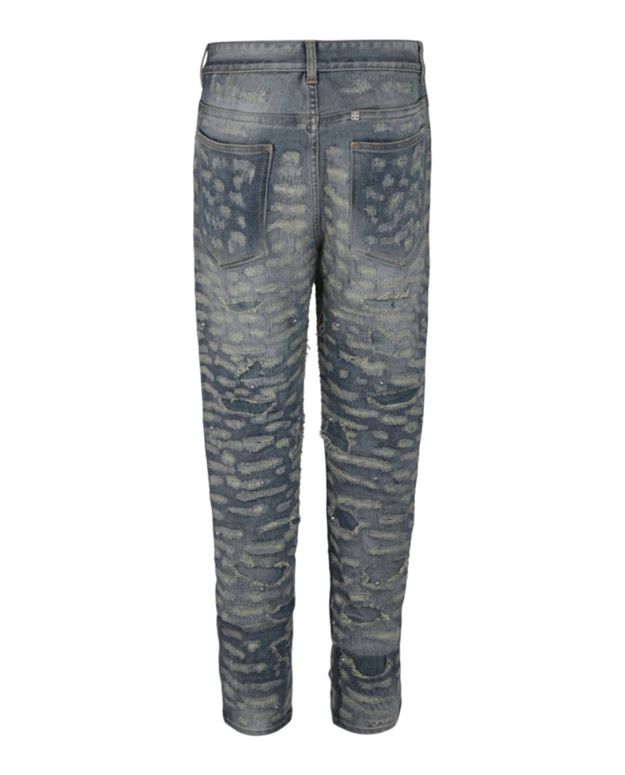 Givenchy Destroyed Skinny Jeans