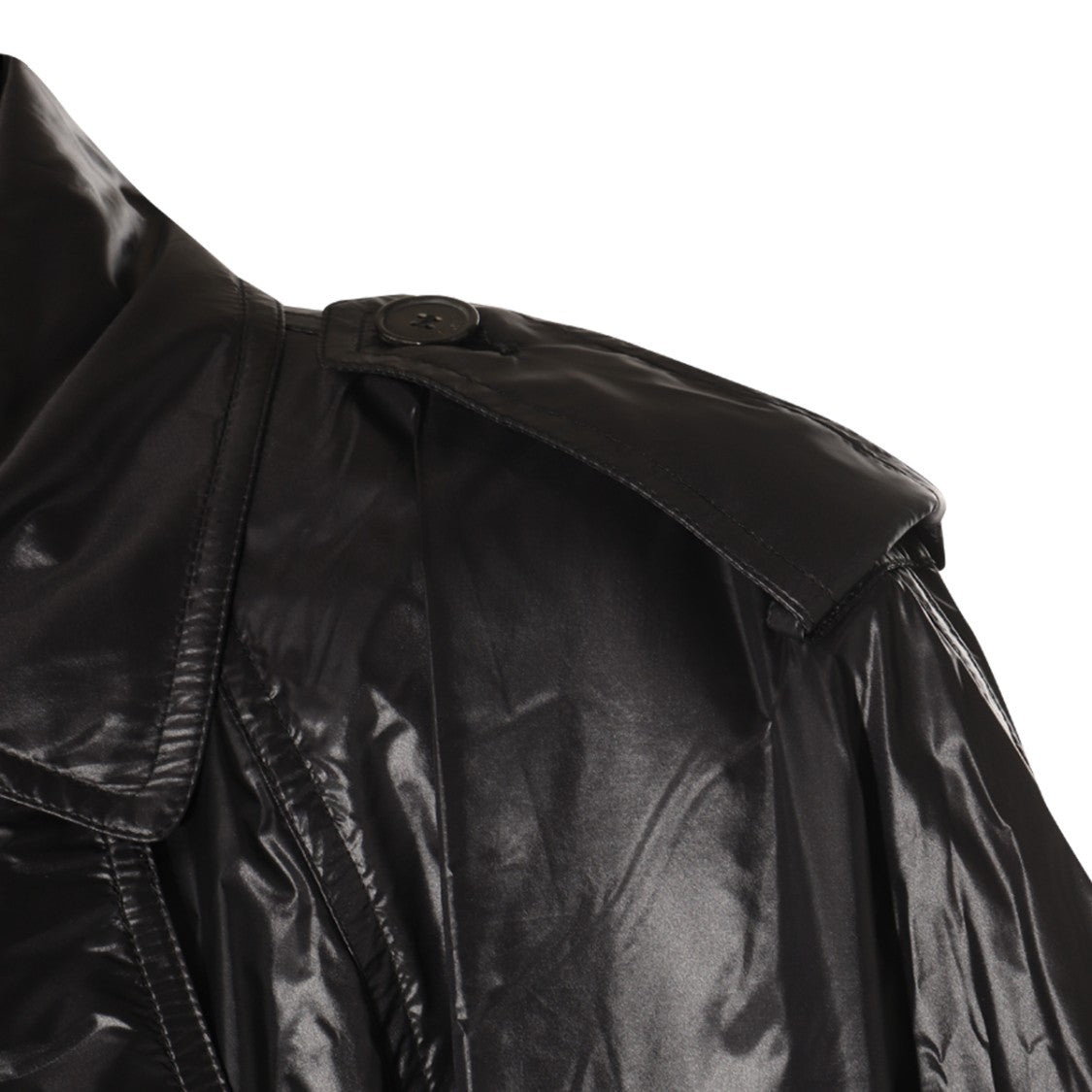 Saint Laurent Black Rainy Cape Jacket