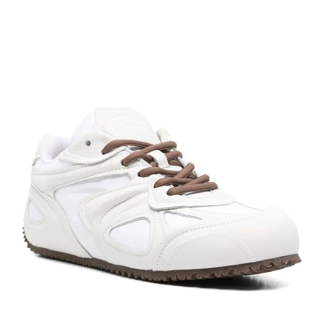 Axel Arigato White Slow Runner Panel-Detail Suede Sneakers
