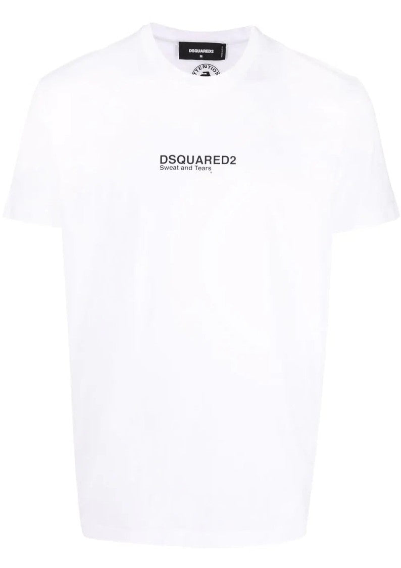 Dsquared2 Round Neck T-Shirt With Logo Detail