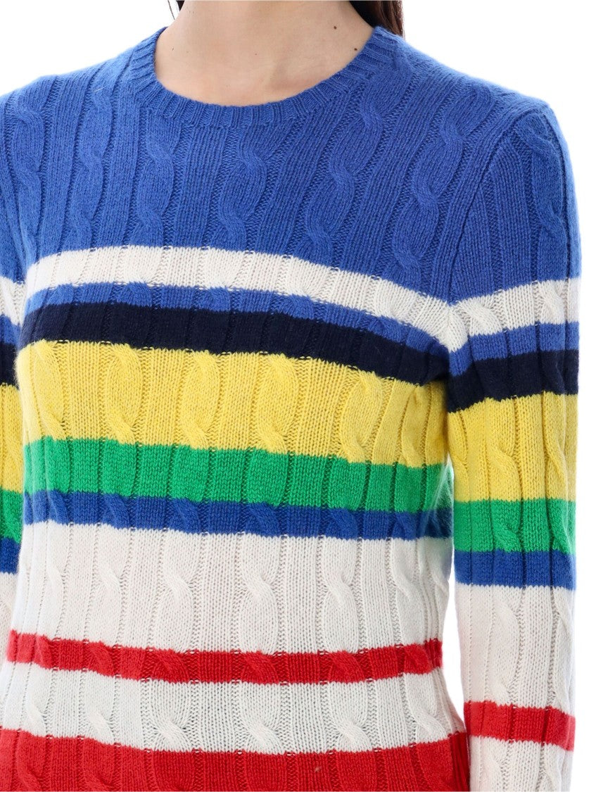 Polo Ralph Lauren Julianna Cachemire Stripe