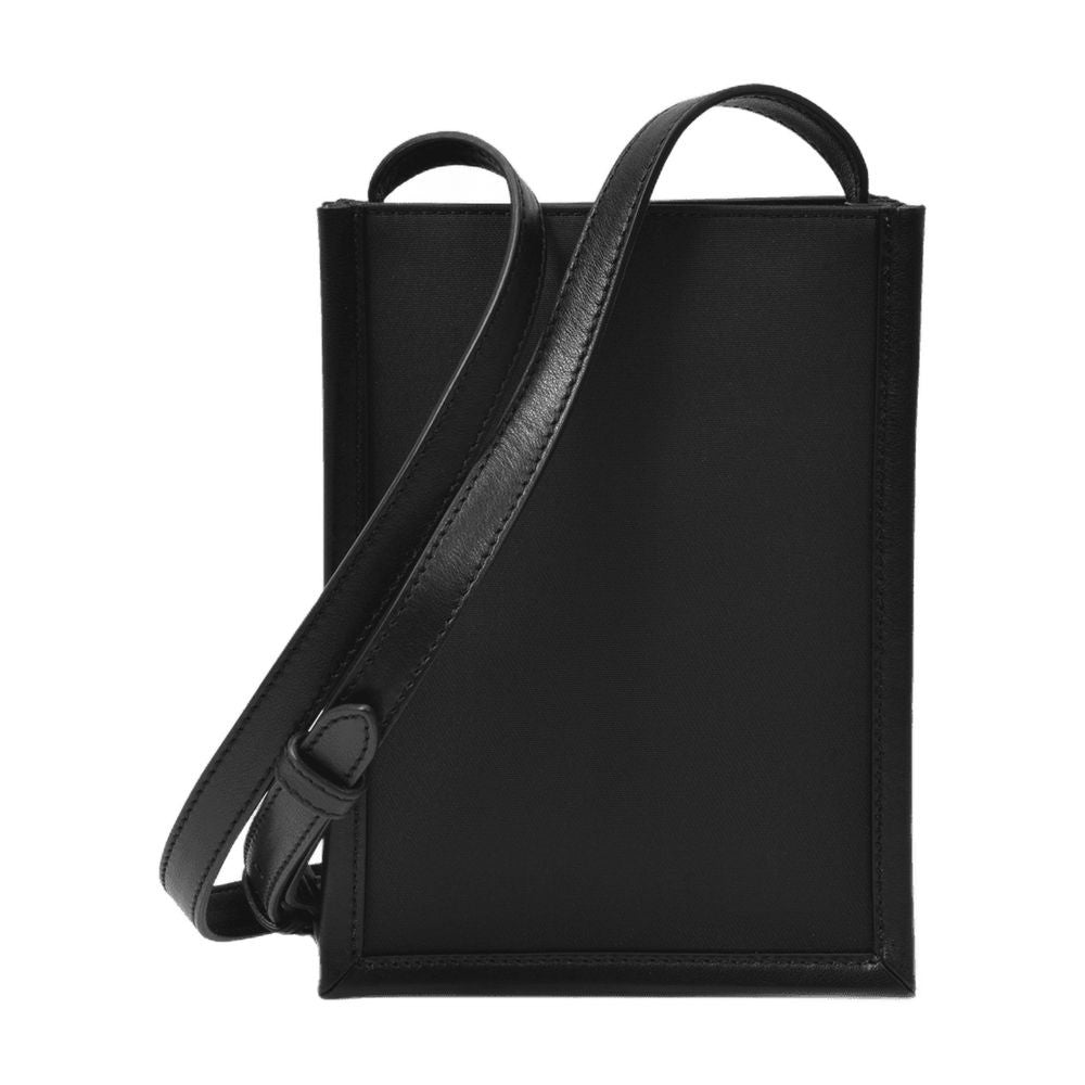 Alexander Mcqueen Mini Crossbody Bag In Black Leather