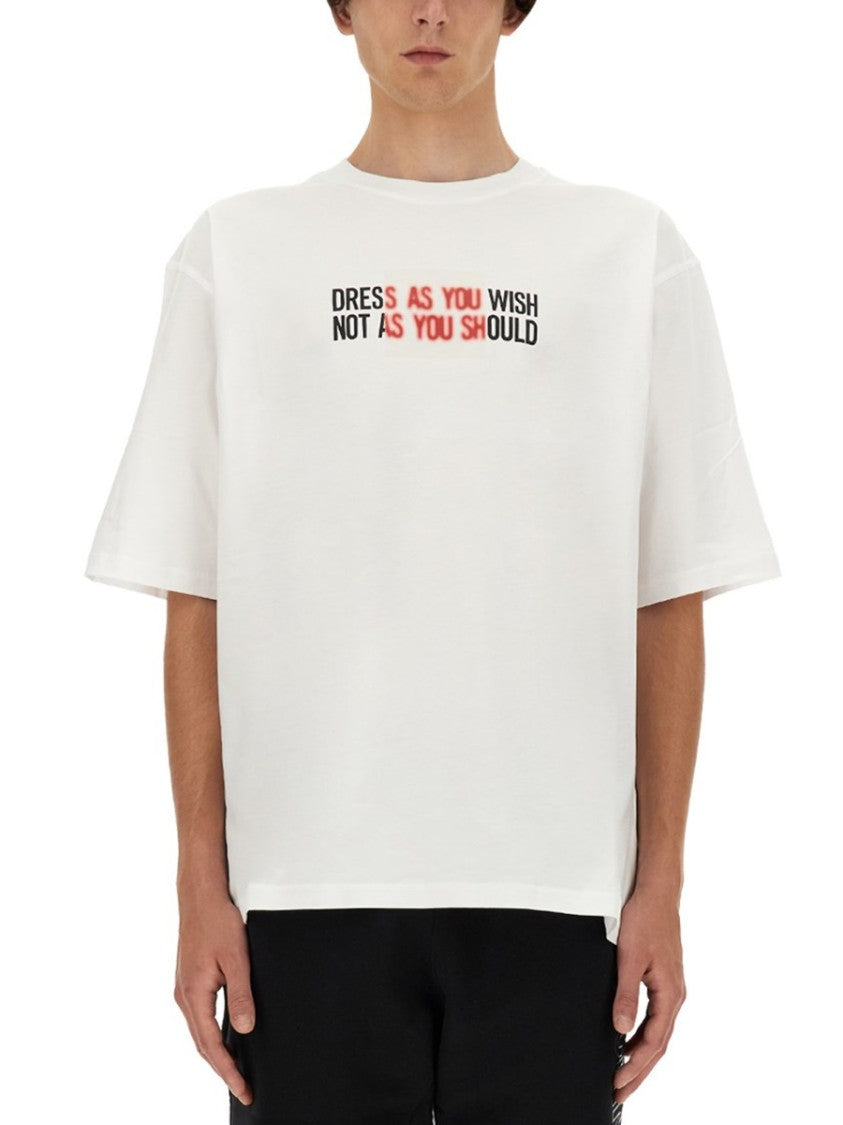 Moschino Oversized White T-Shirt