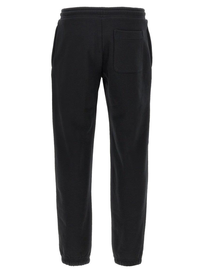 Moncler Tapered Black Jogger Pants With Elastic Waistband