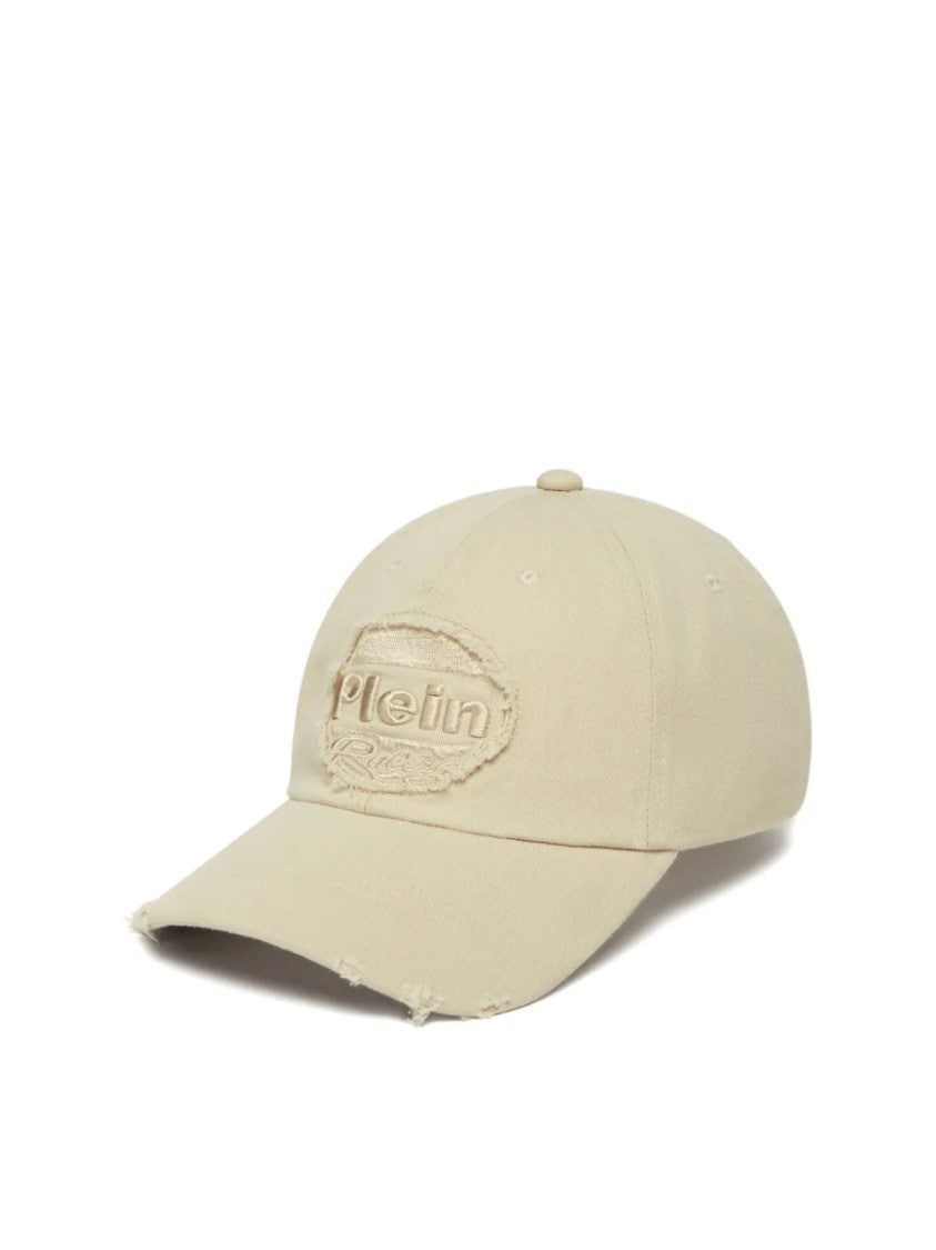 Philipp Plein Logo Patch Twill Baseball Cap