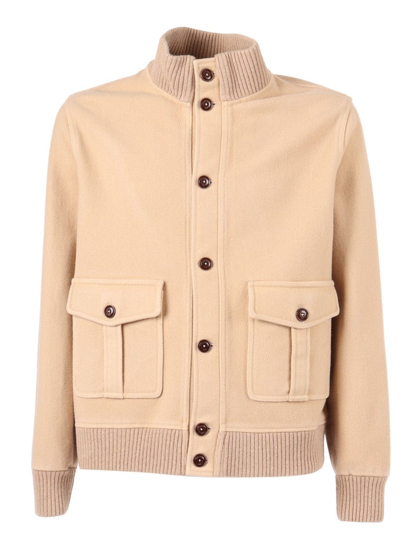 Circolo 1901 Pilot-Style Coat In Solid Black Virgin Wool