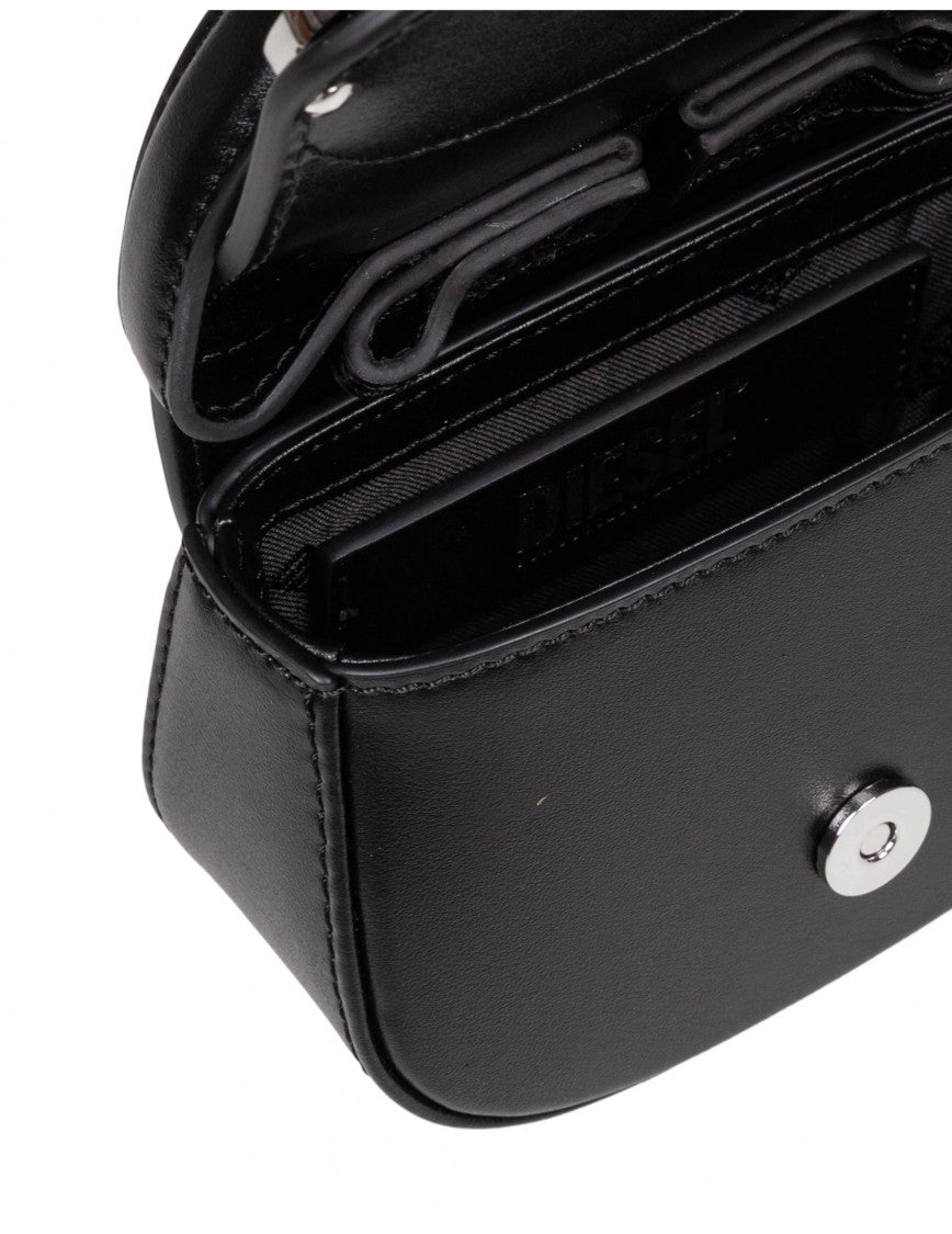 Diesel Black 1Dr Leather Handbag