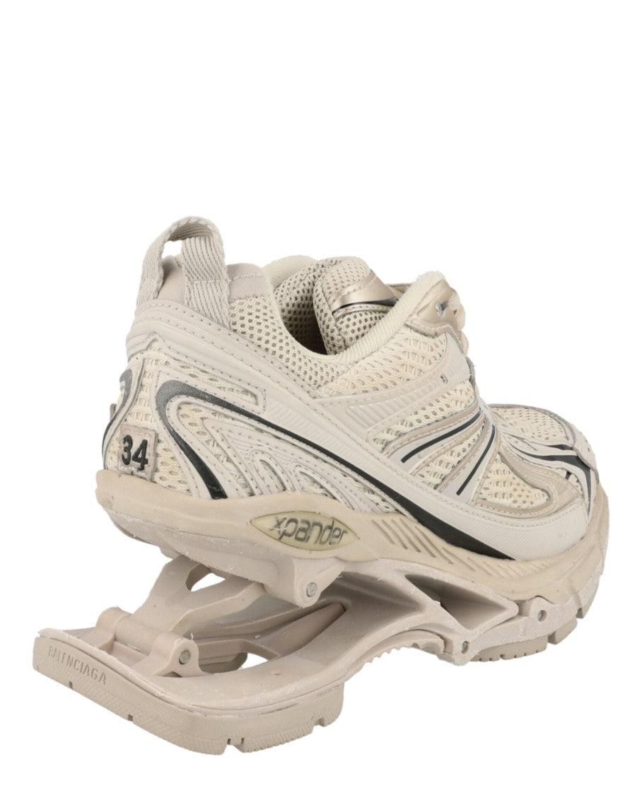 Balenciaga Distressed Low-Top Sneakers With Suspended Heel