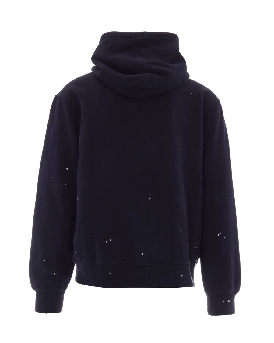 Carhartt Wip Dark Navy Hooded Painter Cotton Hoodie