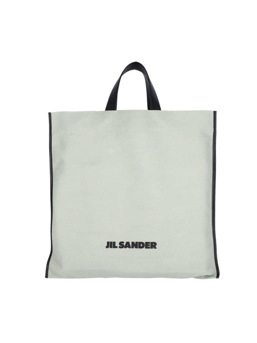 Jil Sander "Square" Tote Bag – White