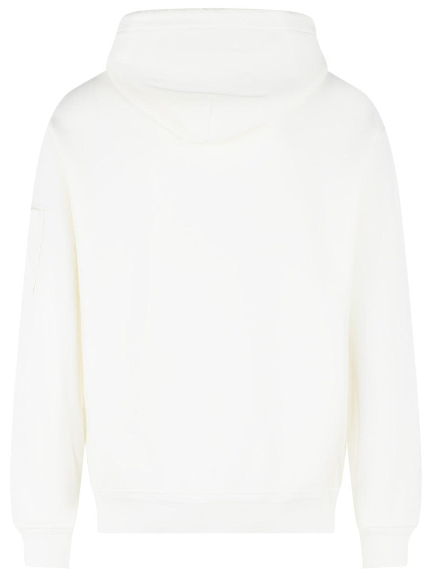 C.P. Company White Cotton Sweatshirt