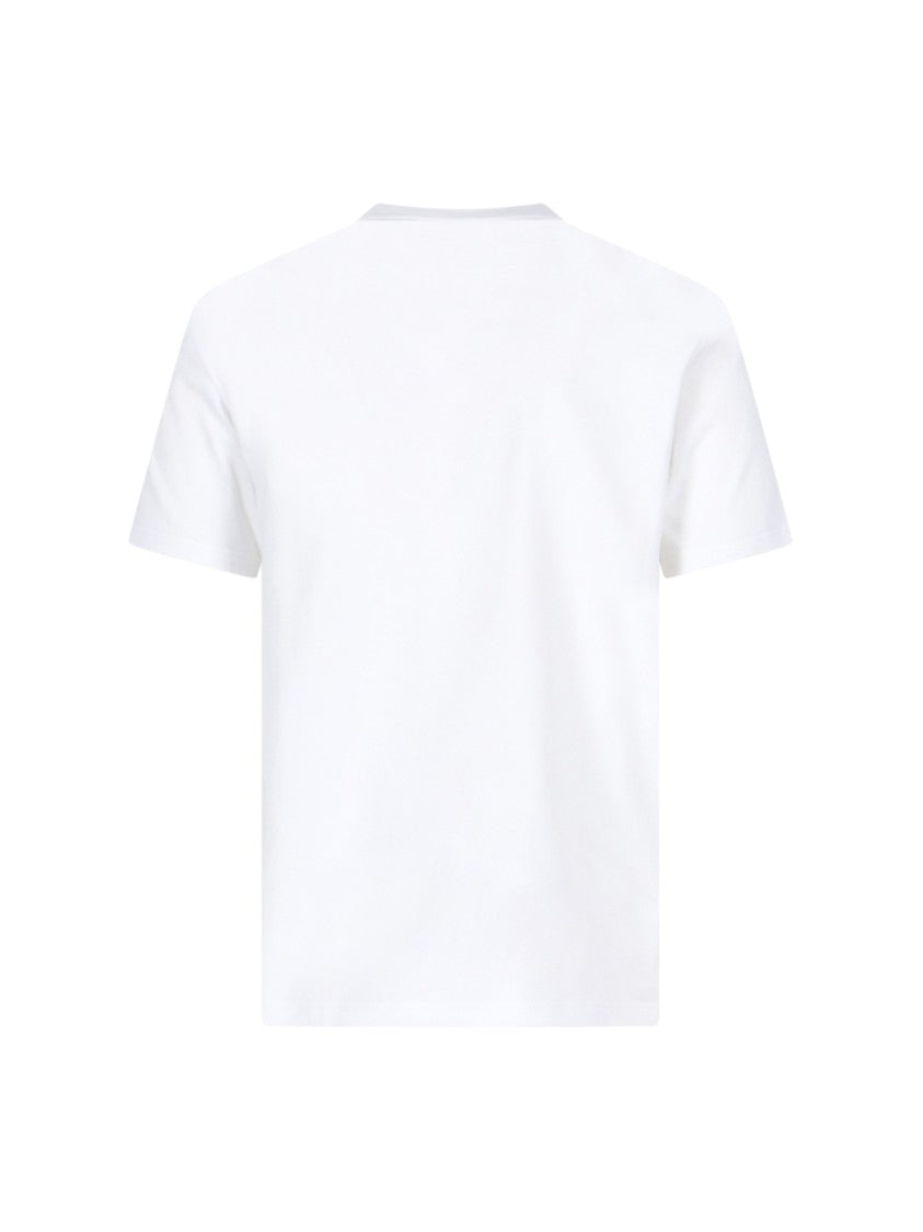 Alexander Mcqueen "Varsity" White T-Shirt