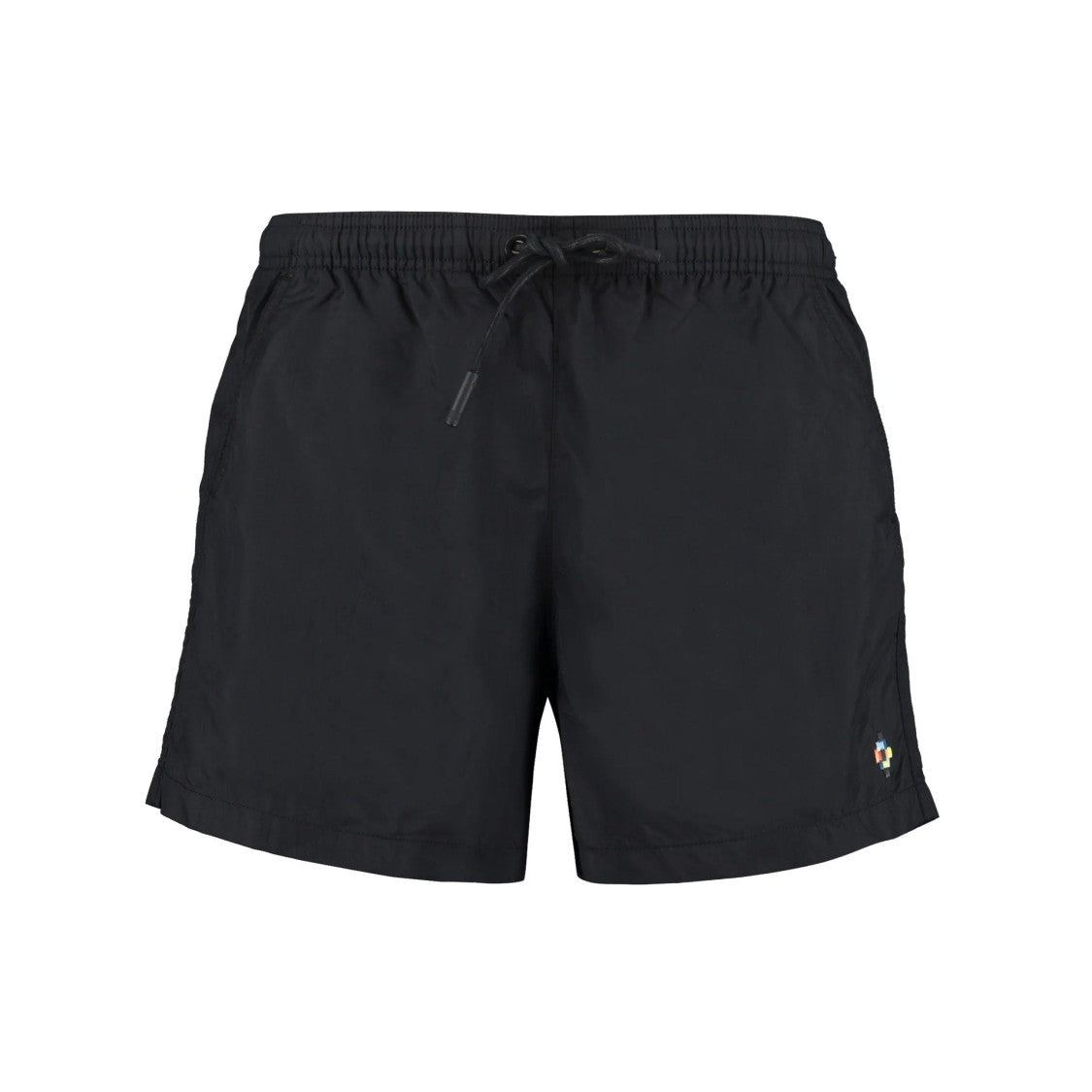 Marcelo Burlon Mid-Thigh Swim Shorts With Embroidered Logo Detail