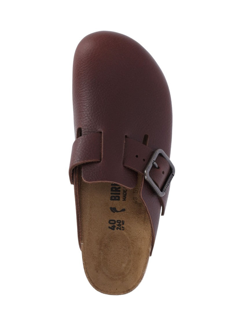 Birkenstock Brown Boston Mules
