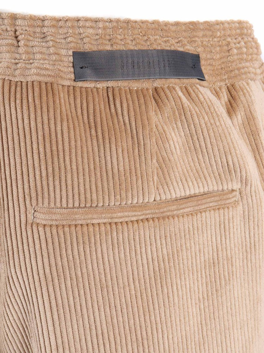 Briglia Textured Corduroy Pants With Relaxed Fit