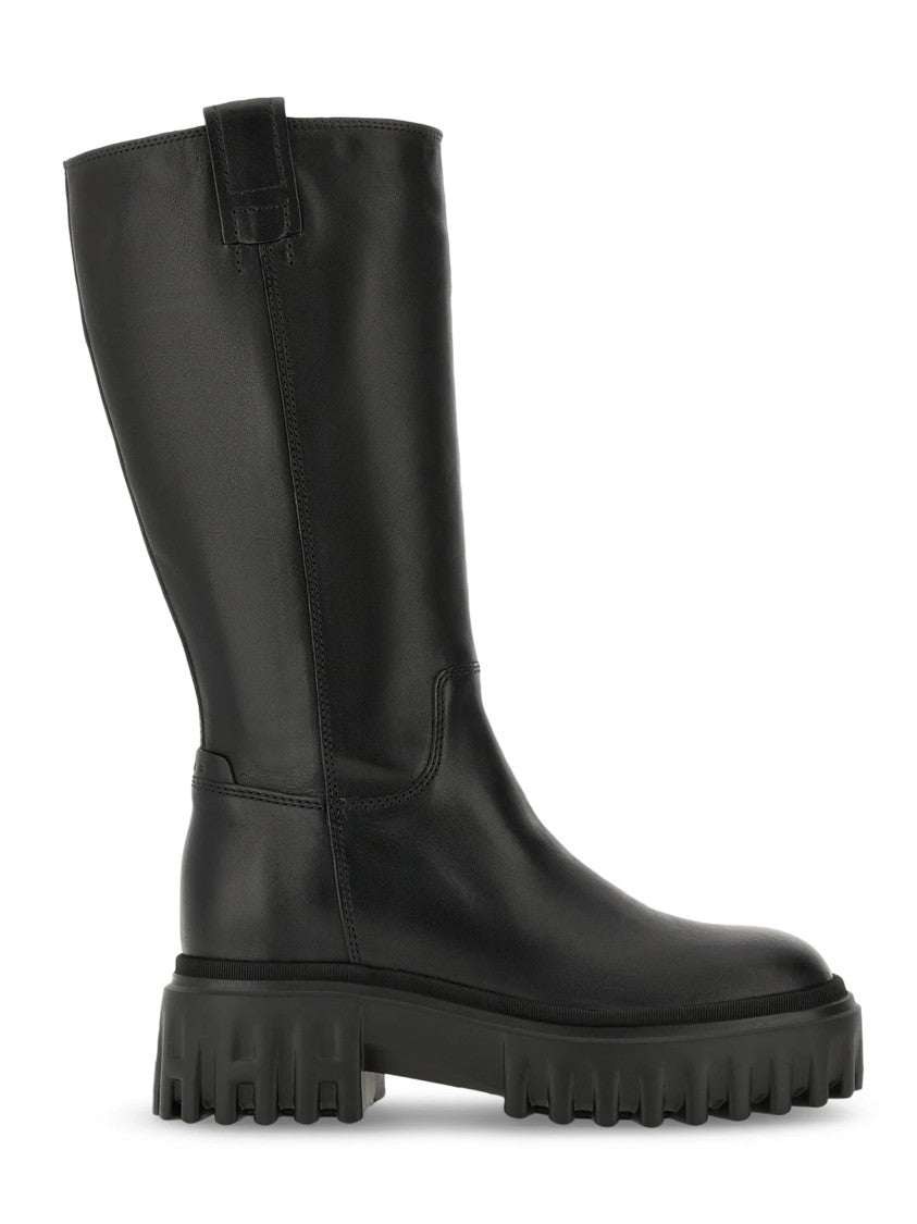 Hogan Mid-Calf Leather Boots
