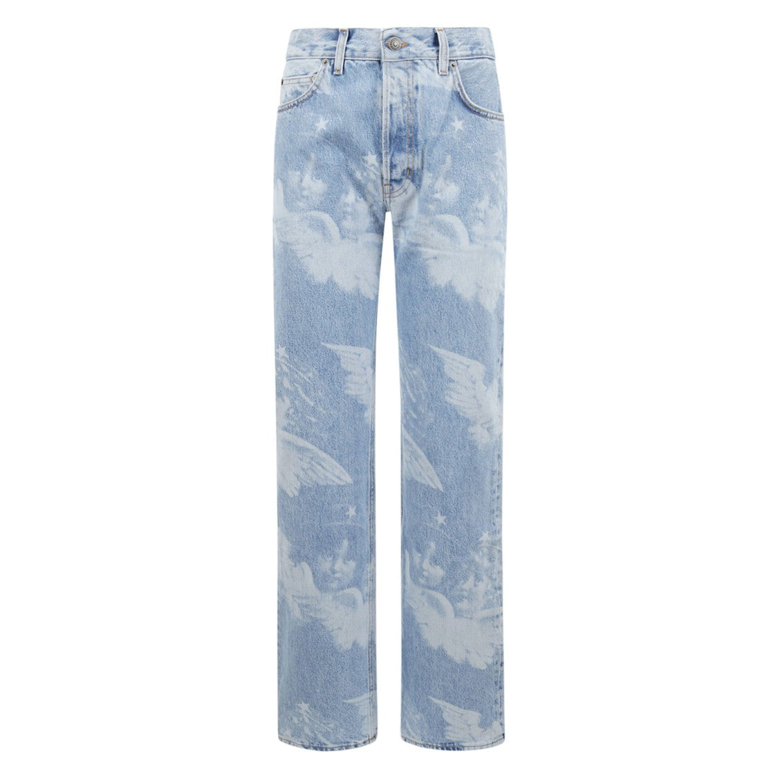 Fiorucci High-Waist Straight Jeans
