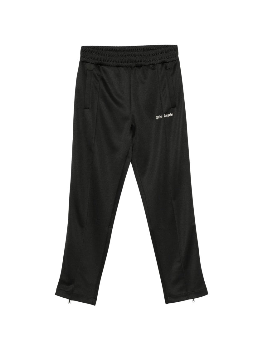 Palm Angels Black Tech Fabric Track Sweatpants