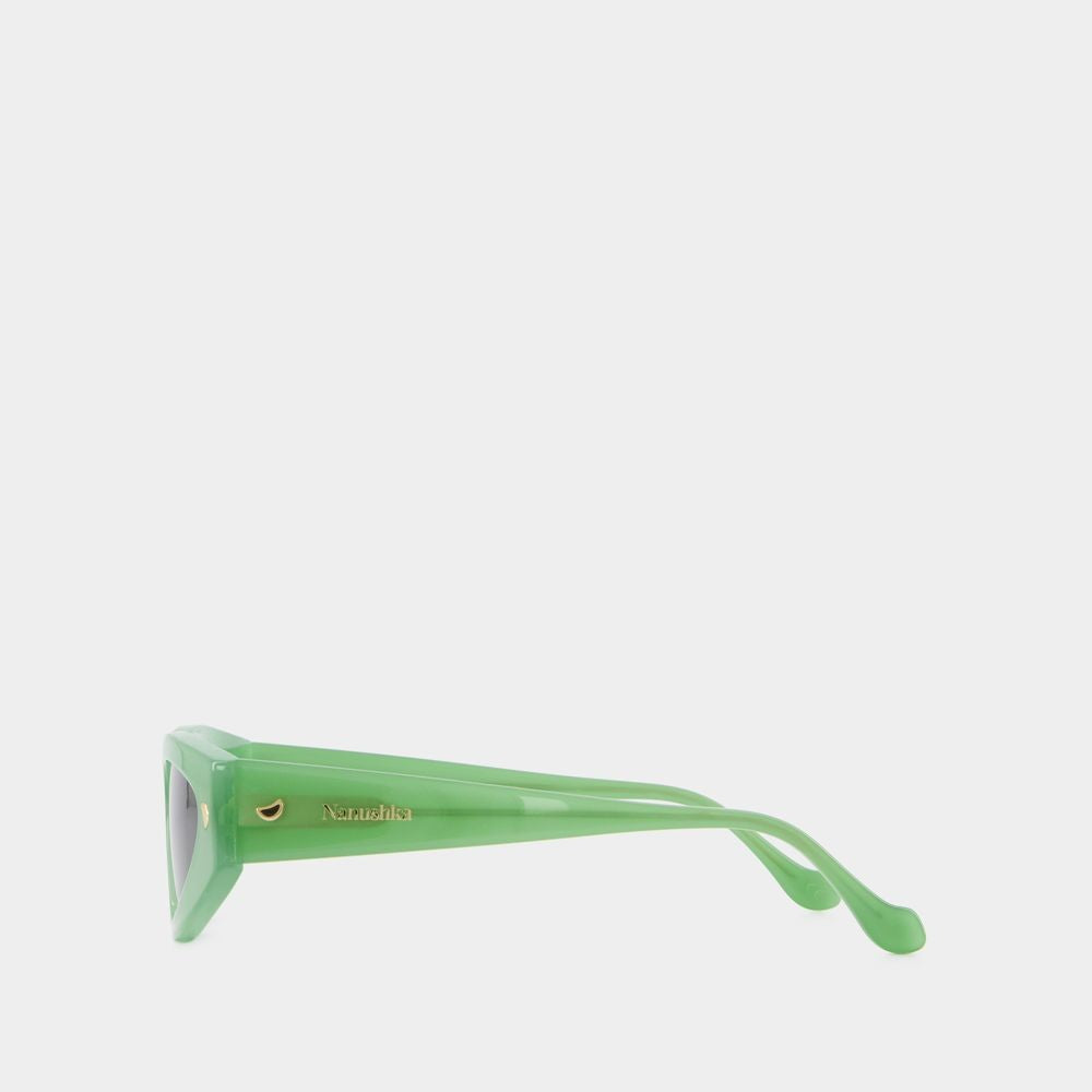 Nanushka Crista Sunglasses - Acetate - Green