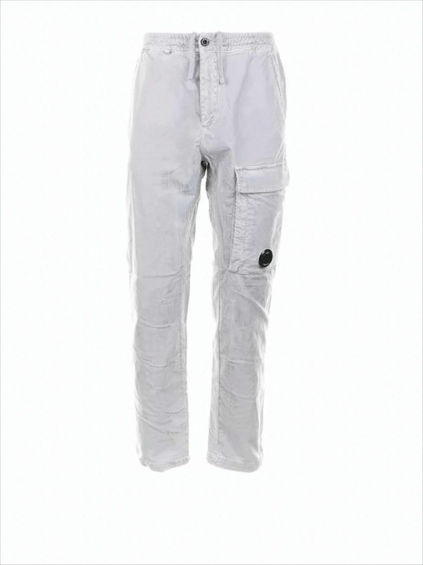 C.P. Company Relaxed-Fit Cargo Pants With Multiple Pockets And Circular Patch Detail