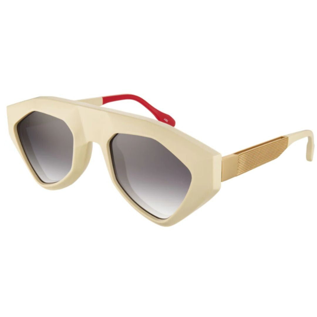 Vysen Sha Sh5 Geometric Frame Sunglasses With Textured Temples