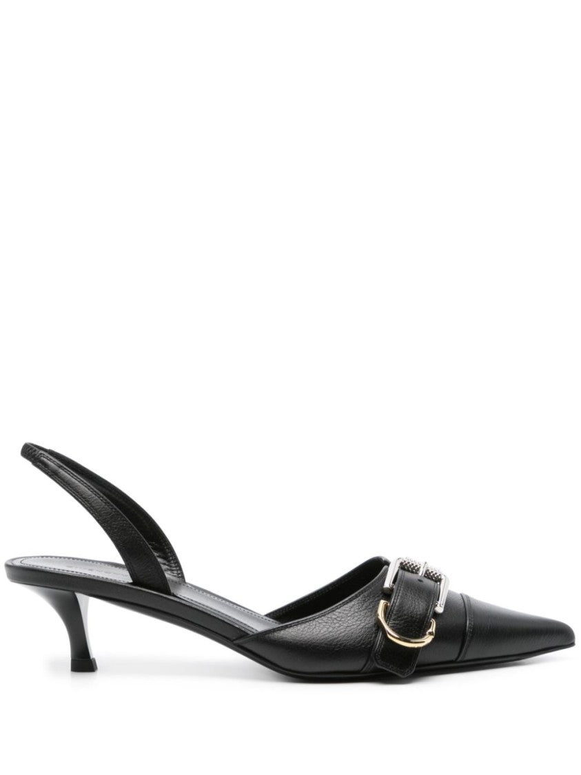 Givenchy Black Pointed Toe Slingback Pumps