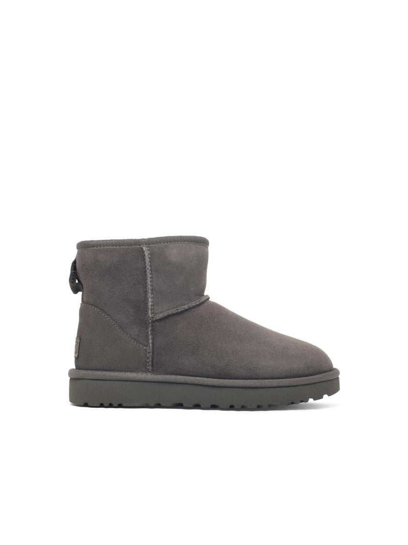 Ugg Grey Classic Mini Ii Suede Ankle Boots