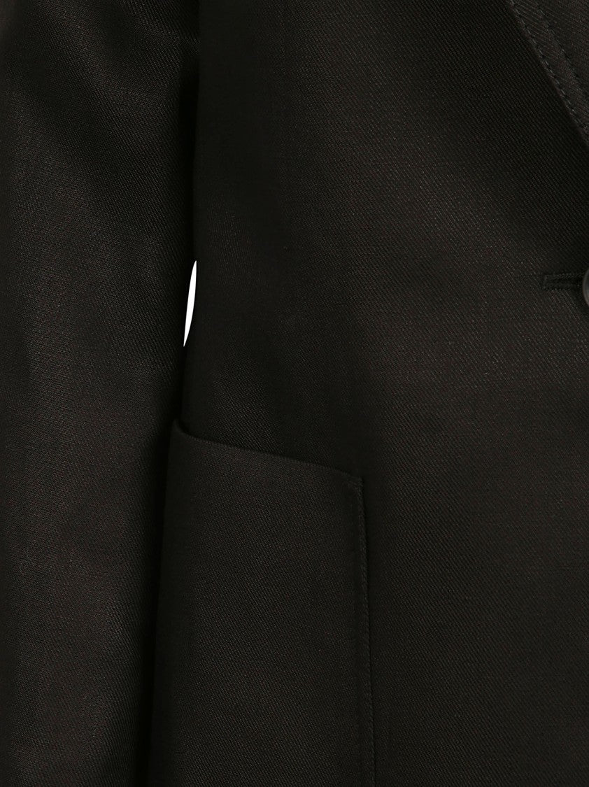 Max Mara Tailored Black Jacket With Classic Lapel