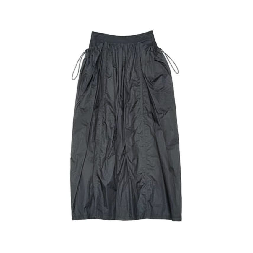 Amomento Gathered Long Skirt With Adjustable Drawstrings
