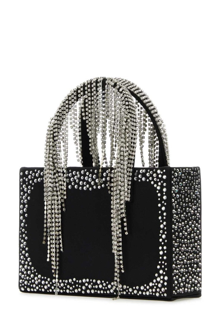 Kara Black Nappa Leather Handbag