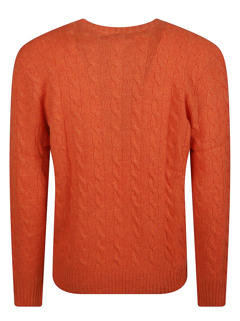 Polo Ralph Lauren Cable Knit Wool-Cashmere Crewneck Sweater