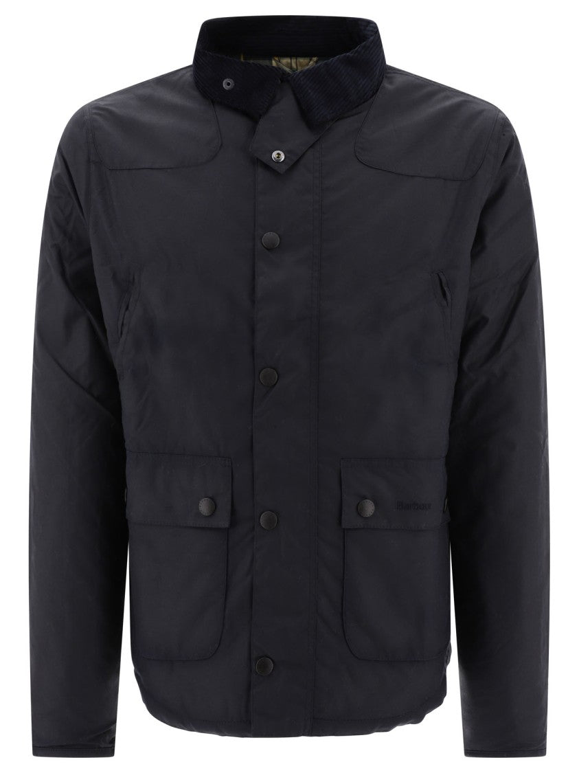 Barbour Regular Fit Black Waxed Cotton Jacket