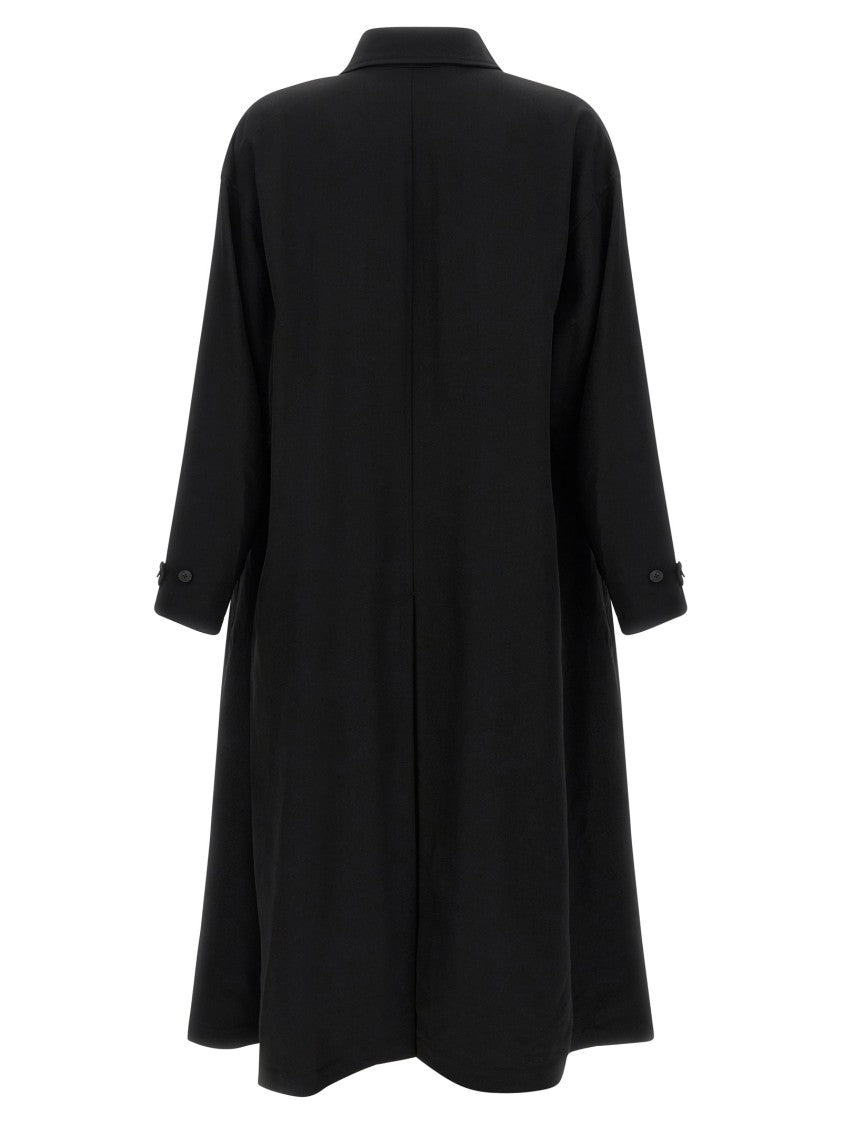 Yohji Yamamoto Light Wool Trench Coat