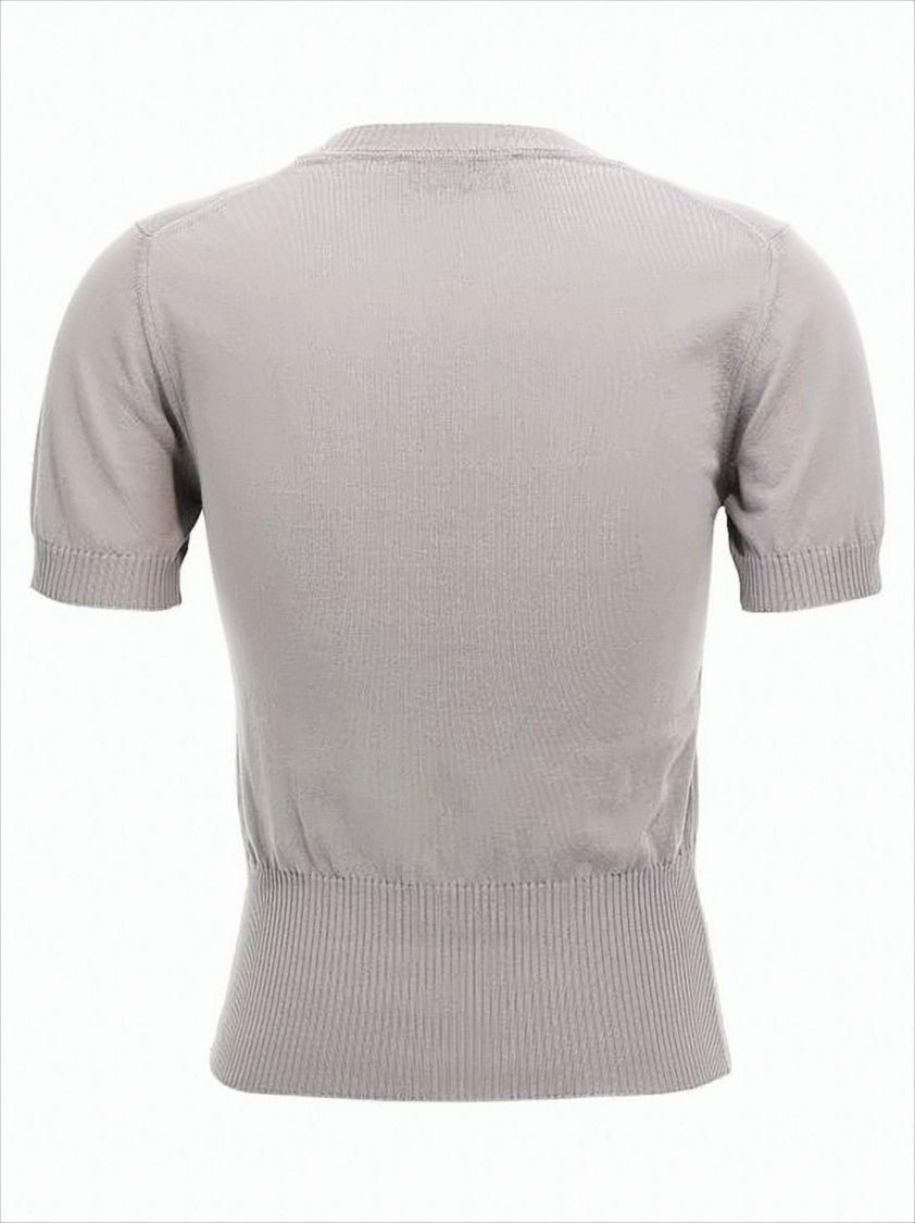 Vivienne Westwood Fitted Knit Sweater With Classic Argyle Pattern