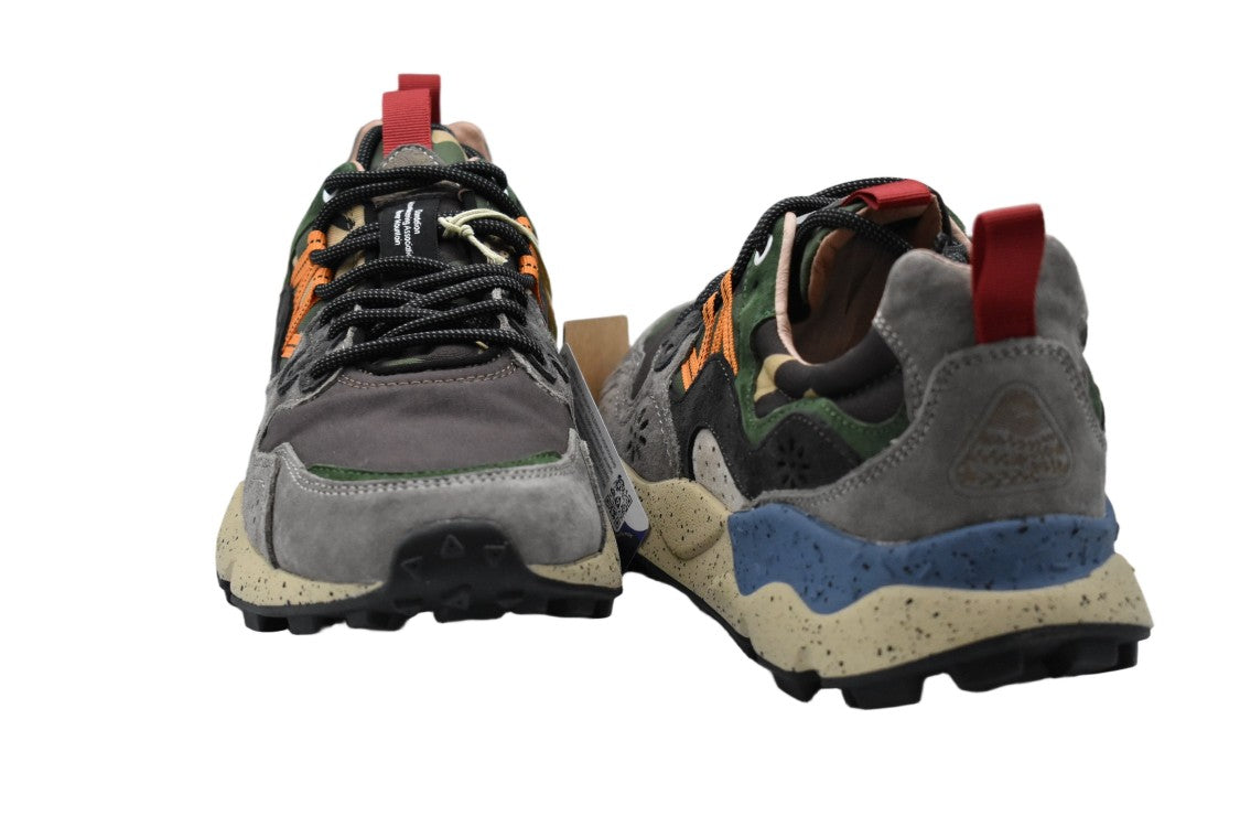 Flower Mountain Low Shoes Grey-Anthracite-Black