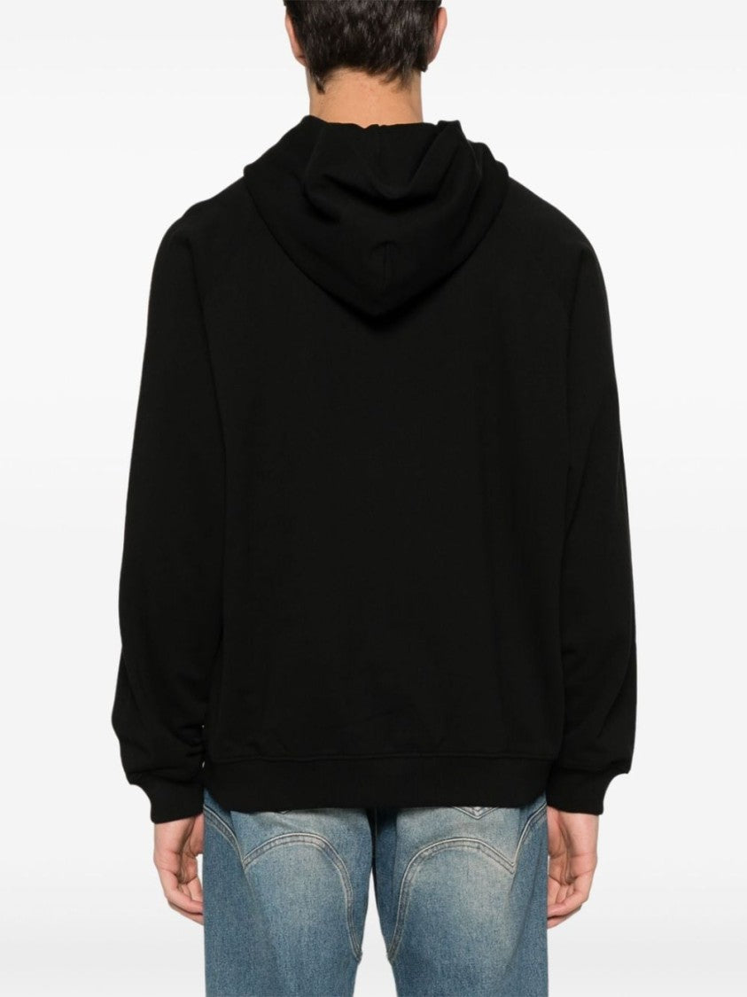 Just Cavalli Black Cotton Sweatshirt