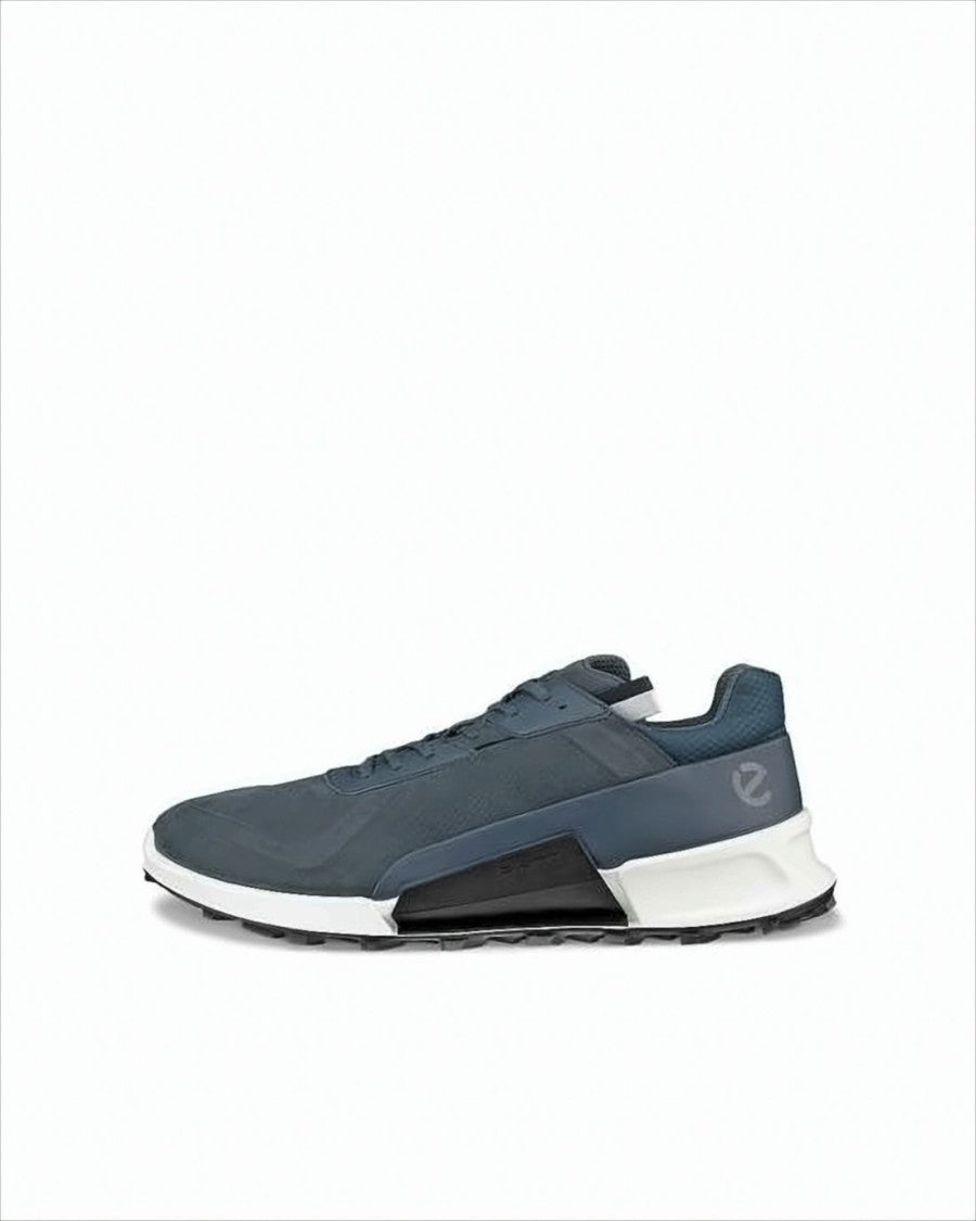 Ecco Low-Top Nubuck Sneakers With Contrasting Midsole