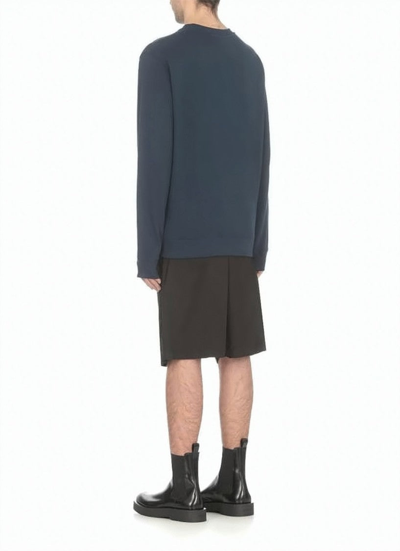 Msgm Relaxed-Fit Long-Sleeve T-Shirt With Bold Graphic Print