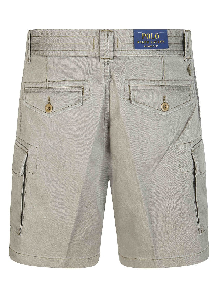 Polo Ralph Lauren Neutral Multiple Pockets Bermuda Cargo Shorts