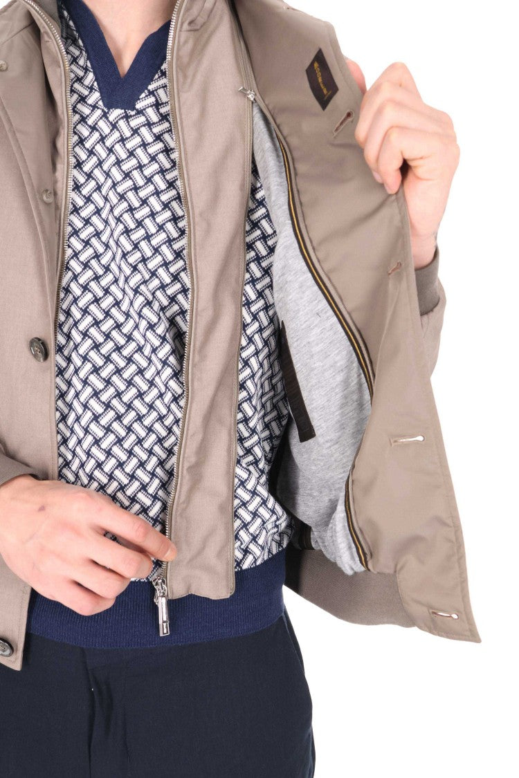 Moorer Bernie-Pum Stretch Technical Bomber Jacket