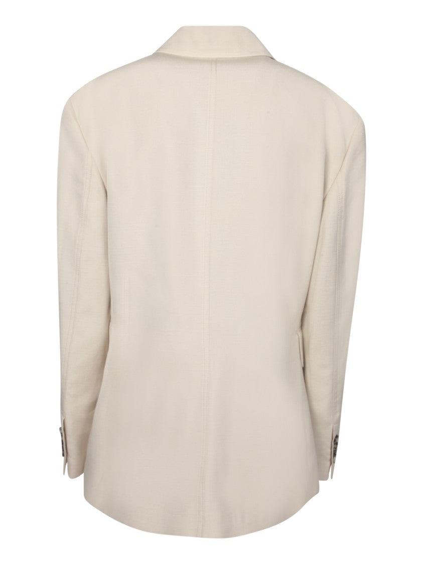 J. W. Anderson Viscose And Silk Blend White Jacket