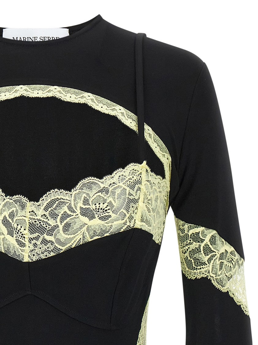 Marine Serre Trompe L'oeil Top